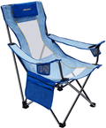 #WEJOY Portable Folding Beach Chair Lightweight Camping Chair Lawn Chairs for Concerts Lay Flat Beach Chairs Recliner Backpack Outdoor Chairs with Side Pockets, Shoulder Strap, Supports 265 Lbs Sporting Goods > Outdoor Recreation > Camping & Hiking > Camp Furniture #WEJOY Lightblue-recliner  