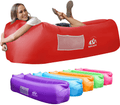 Wekapo Inflatable Lounger Air Sofa Hammock-Portable,Water Proof& Anti-Air Leaking Design-Ideal Couch for Backyard Lakeside Beach Traveling Camping Picnics & Music Festivals Camping Compression Sacks Sporting Goods > Outdoor Recreation > Camping & Hiking > Camp Furniture Wekapo Red  