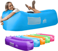 Wekapo Inflatable Lounger Air Sofa Hammock-Portable,Water Proof& Anti-Air Leaking Design-Ideal Couch for Backyard Lakeside Beach Traveling Camping Picnics & Music Festivals Camping Compression Sacks Sporting Goods > Outdoor Recreation > Camping & Hiking > Tent Accessories Wekapo Blue  