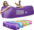 Wekapo Inflatable Lounger Air Sofa Hammock-Portable,Water Proof& Anti-Air Leaking Design-Ideal Couch for Backyard Lakeside Beach Traveling Camping Picnics & Music Festivals Camping Compression Sacks Sporting Goods > Outdoor Recreation > Camping & Hiking > Camp Furniture Wekapo Purple  