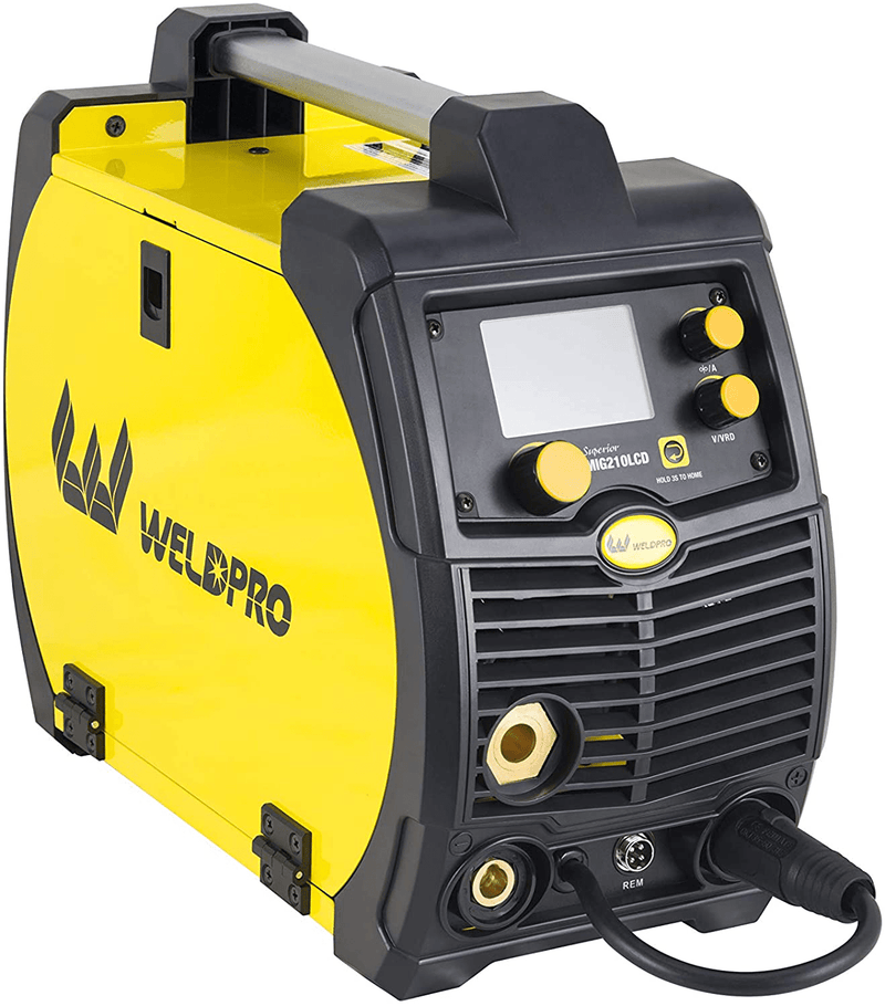 Weldpro 200 Amp LCD Inverter 5 in 1 Multi Process Welder 3 Year Warranty Dual Voltage 240V/120V Mig/Flux Core/Tig/Stick/Aluminum Spool Gun capable welding machine with New Features