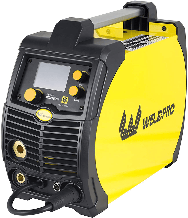 Weldpro 200 Amp LCD Inverter 5 in 1 Multi Process Welder 3 Year Warranty Dual Voltage 240V/120V Mig/Flux Core/Tig/Stick/Aluminum Spool Gun capable welding machine with New Features Hardware > Tool Accessories > Welding Accessories W Weldpro   