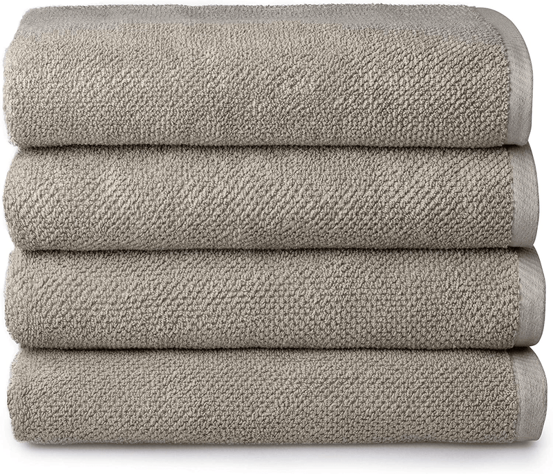 Welhome Franklin Premium 100% Cotton 6 Piece Towel Set | Dusty Blue | Popcorn Textured | Highly Absorbent | Durable | Low Lint | Hotel & Spa Bathroom Towels | 600 GSM | 2 Bath 2 Hand 2 Wash Towels Home & Garden > Linens & Bedding > Towels Welhome Flax 4 Piece Bath Towel 