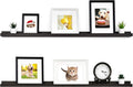 WELLAND Vista Photo Ledge Picture Display Wall Shelf Gallery, 48-Inch, Set of 2, Espresso Furniture > Shelving > Wall Shelves & Ledges WELLAND Espresso 48 inch 