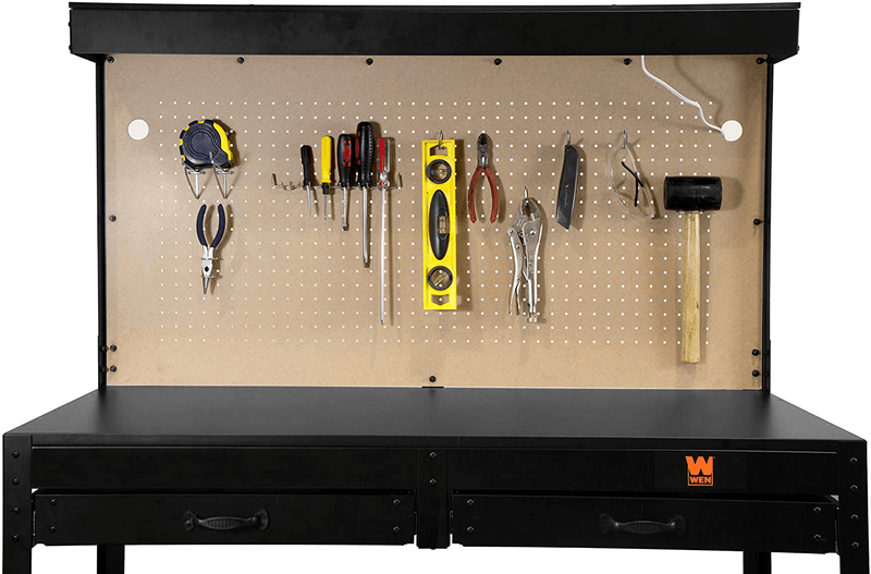 WEN WB4723T 48-Inch Workbench with Power Outlets and Light Hardware > Hardware Accessories > Tool Storage & Organization WEN   