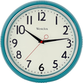 Westclox Retro 1950 Kitchen Wall Clock, 9.5-Inch, Red