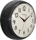 Westclox Retro 1950 Kitchen Wall Clock, 9.5-Inch, Red Home & Garden > Decor > Clocks > Wall Clocks Westclox Black 9.5" 
