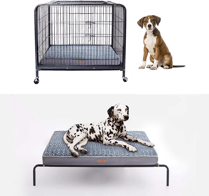Western Home Large Dog Bed for Large, Jumbo, Medium Dogs, Orthopedic Pet Bed Waterproof Mattress with Removable Washable Cover, Thick Egg Crate Foam Dog Bed with Non-Slip Bottom Animals & Pet Supplies > Pet Supplies > Dog Supplies > Dog Beds WESTERN HOME WH   