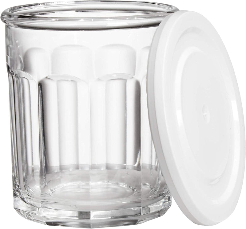 Westridge 8-Piece (4 Glasses, 4 Lids) Heavy Duty Glass Drinkware and Storage Set with Lids, 21-Ounce Home & Garden > Kitchen & Dining > Tableware > Drinkware KOL DEALS 14-Ounce  