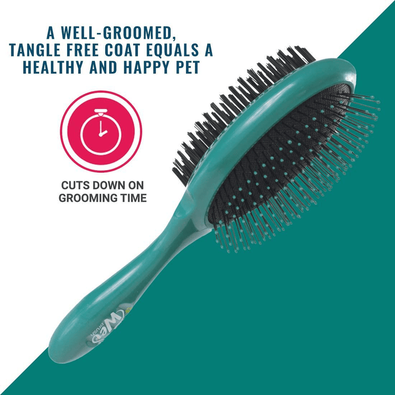 Wet Brush Pet Brush Ultimate Groomer 2-in-1 Detangler - Teal