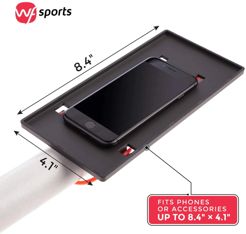 WF Sports for Peloton Phone Mount. Peloton Bike and Bike+ Compatible Phone Holder. 8.4 x 4.1” Phone Tray for Bike. Compatible Peloton Accessories by WF Sports Bicycle Accessories. Sporting Goods > Outdoor Recreation > Winter Sports & Activities Red Oak Collections   