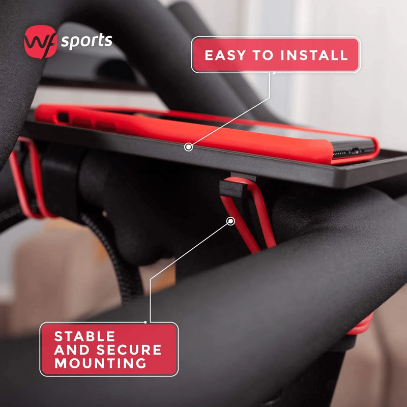 WF Sports for Peloton Phone Mount. Peloton Bike and Bike+ Compatible Phone Holder. 8.4 x 4.1” Phone Tray for Bike. Compatible Peloton Accessories by WF Sports Bicycle Accessories. Sporting Goods > Outdoor Recreation > Winter Sports & Activities Red Oak Collections   