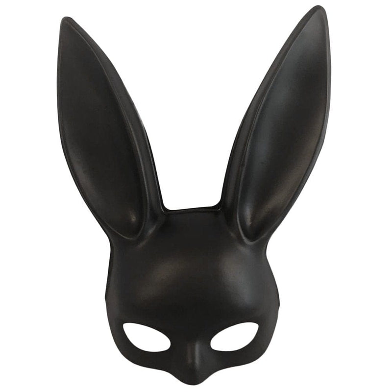Whigetiy Night Party Decoration Mask Cosplay Rabbit Mask Cosplay Carnival Mask Apparel & Accessories > Costumes & Accessories > Masks Whigetiy Matt black  