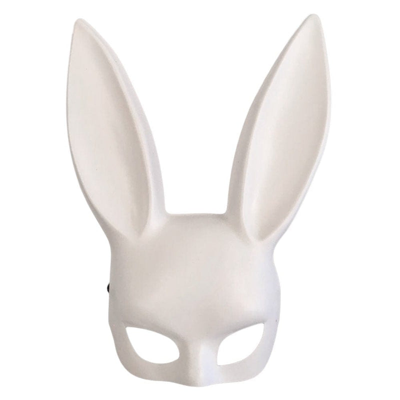 Whigetiy Night Party Decoration Mask Cosplay Rabbit Mask Cosplay Carnival Mask Apparel & Accessories > Costumes & Accessories > Masks Whigetiy Matt white  