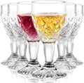 Whiskey Glasses, Old Fashioned Glasses Set of 4, Rocks Barware for Scotch, Bourbon, Cocktail Drinks and Liquor, Perfect for Party, Bars, Restaurants and Home (9.5Oz) Home & Garden > Kitchen & Dining > Barware ESFIVHO Pattern:Diamond  