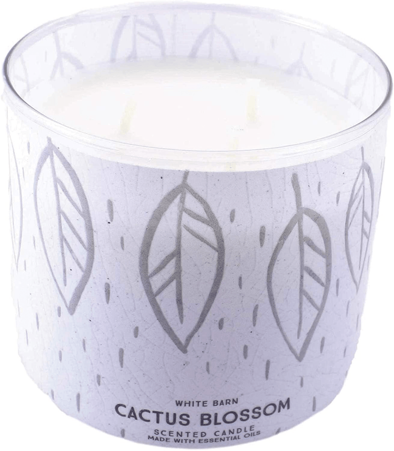 White Barn Bath and Body Works Cactus Blossom 3 Wick Scented Candle 14.5 Ounce
