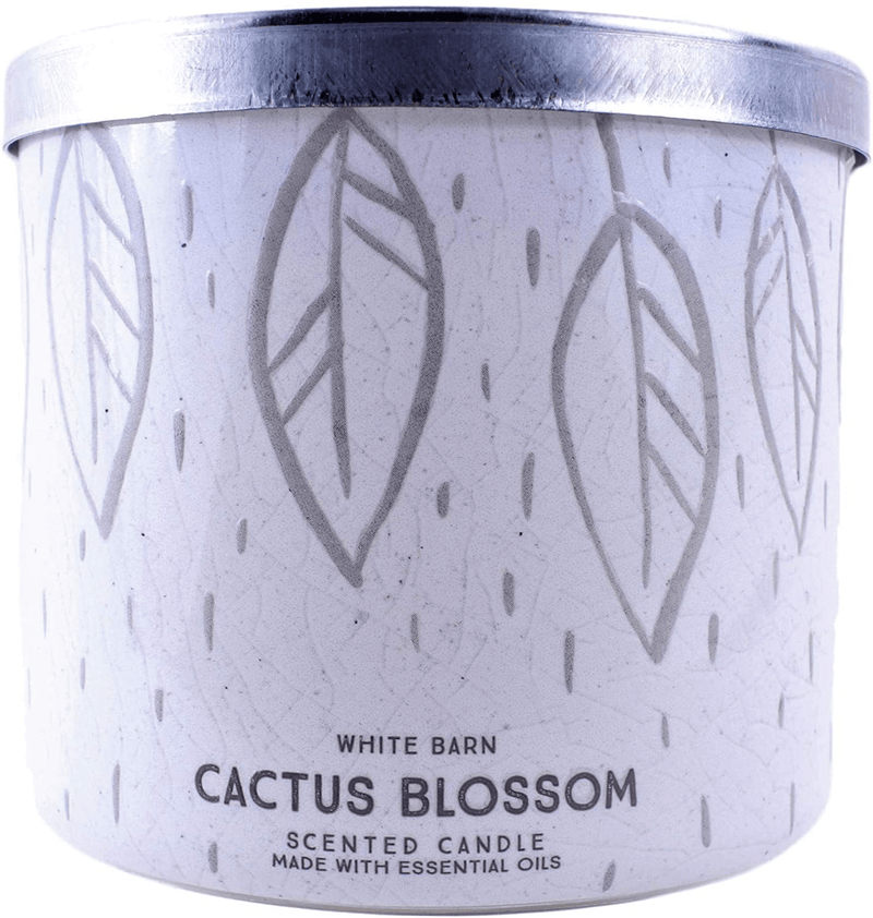 White Barn Bath and Body Works Cactus Blossom 3 Wick Scented Candle 14.5 Ounce Home & Garden > Decor > Home Fragrances > Candles White Barn   