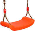 Whollyup Swing Set Swing Seats, Curved Board Swing Chair Plastic Seat Tree Swing Disk Garden Indoor Outdoor Yard Home Garden Porch Hanging Seat Home & Garden > Lawn & Garden > Outdoor Living > Porch Swings Whollyup Orange  