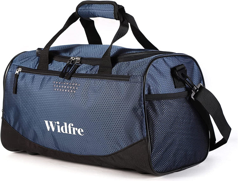 Widfre Sports Gym Bags Duffle Bag for Travel, Daily Use, TPU Waterproof Pocket, Shoes Compartment, Women and Men Home & Garden > Household Supplies > Storage & Organization Widfre Navy Large Size 