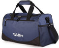 Widfre Sports Gym Bags Duffle Bag for Travel, Daily Use, TPU Waterproof Pocket, Shoes Compartment, Women and Men Home & Garden > Household Supplies > Storage & Organization Widfre Black/Navy Medium Size 