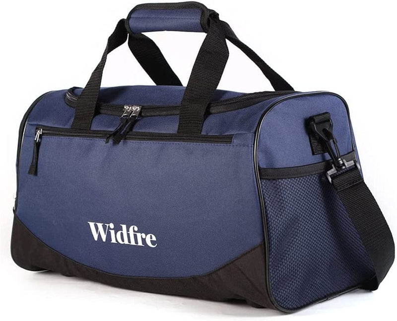 Widfre Sports Gym Bags Duffle Bag for Travel, Daily Use, TPU Waterproof Pocket, Shoes Compartment, Women and Men Home & Garden > Household Supplies > Storage & Organization Widfre Black/Navy Large Size 
