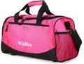 Widfre Sports Gym Bags Duffle Bag for Travel, Daily Use, TPU Waterproof Pocket, Shoes Compartment, Women and Men Home & Garden > Household Supplies > Storage & Organization Widfre Hot Pink Medium Size 