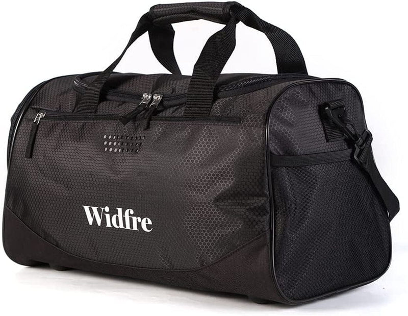 Widfre Sports Gym Bags Duffle Bag for Travel, Daily Use, TPU Waterproof Pocket, Shoes Compartment, Women and Men