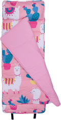 Wildkin Original Nap Mat with Pillow for Toddler Boys and Girls, Measures 50 X 20 X 1.5 Inches Ideal for Daycare and Preschool, Mom'S Choice Award Winner, Bpa-Free, Olive Kids (Fairies) Sporting Goods > Outdoor Recreation > Camping & Hiking > Sleeping Bags Wildkin Llamas and Cactus Pink Toddler Sleeping Bag With Pillow, Toddler Mat 