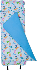 Wildkin Original Nap Mat with Pillow for Toddler Boys and Girls, Measures 50 X 20 X 1.5 Inches Ideal for Daycare and Preschool, Mom'S Choice Award Winner, Bpa-Free, Olive Kids (Fairies) Sporting Goods > Outdoor Recreation > Camping & Hiking > Sleeping Bags Wildkin Mermaids Mermaids 