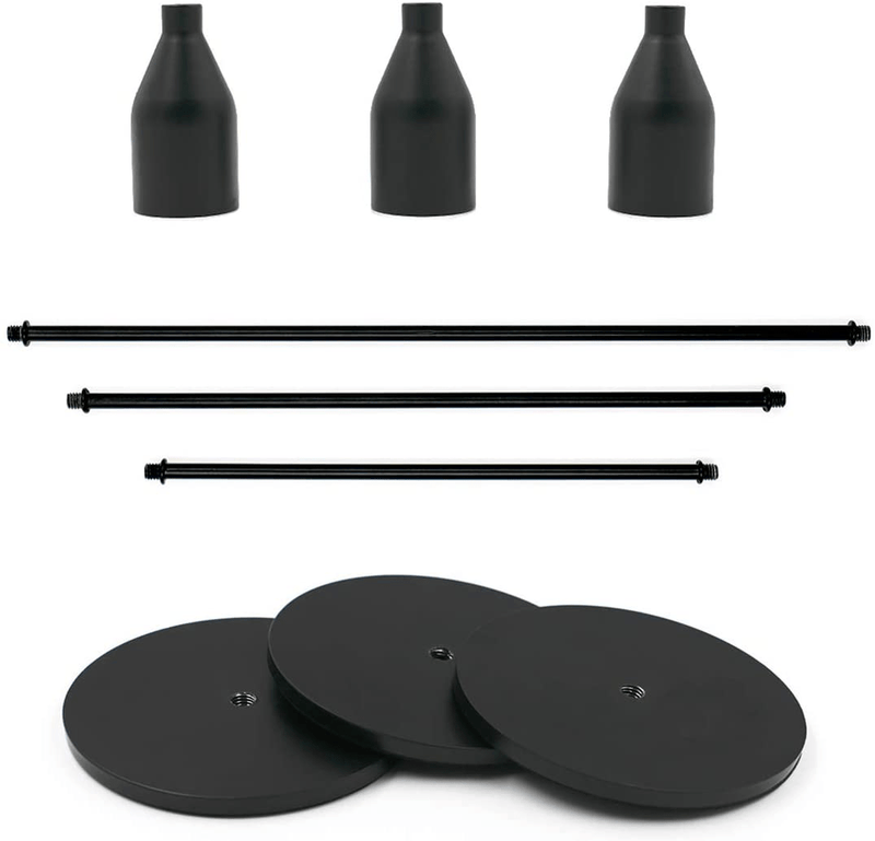 WillGail Set of 3 Matte Black Candle Holders for Taper Candles, Modern Decorative Candlestick Holder for Table, Centerpiece for Wedding, Dinning, Party, Fits Thick&Led Candles Home & Garden > Decor > Home Fragrance Accessories > Candle Holders Gails Willing   