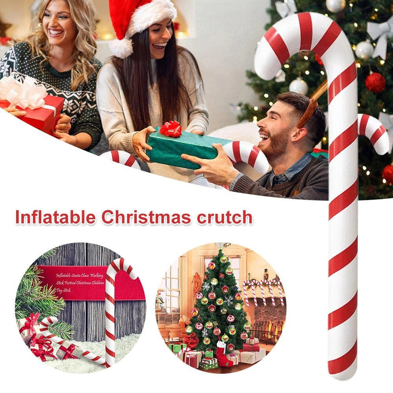 Willstar 6Pcs Inflatable Christmas Candy Canes 34.65" Inflatable Candy Stick Candy Cane Balloon Red White Blow up Candy Canes Decoration for Christmas Decoration Crafts Supplies US Home & Garden > Decor > Seasonal & Holiday Decorations& Garden > Decor > Seasonal & Holiday Decorations Willstar   