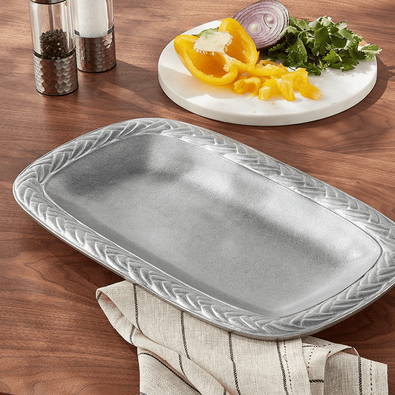 Wilton Armetale Gourmet Grillware Grilling and Serving Tray, 16.5-Inch