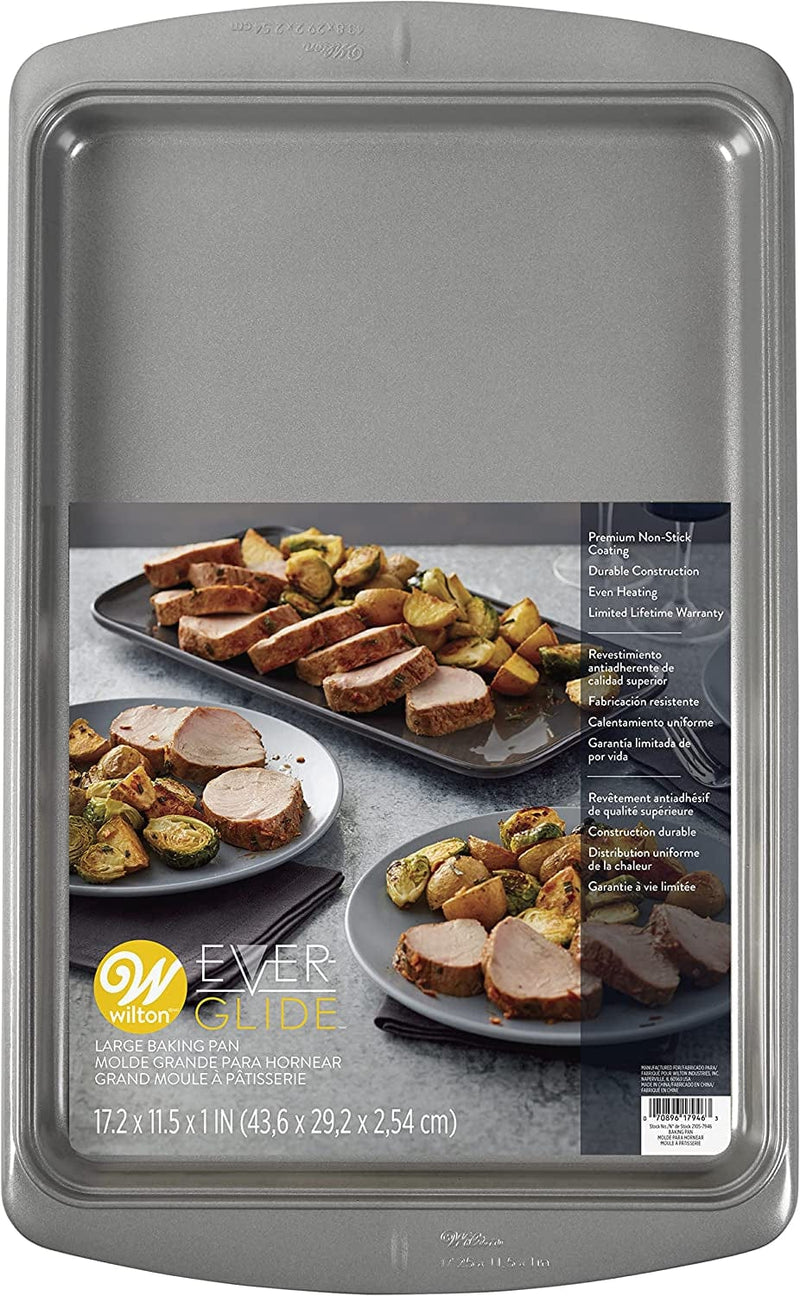 Wilton Ever-Glide Non-Stick Large Cookie Sheet, 17.25 X 11.5-Inch, Steel Home & Garden > Kitchen & Dining > Cookware & Bakeware Wilton   