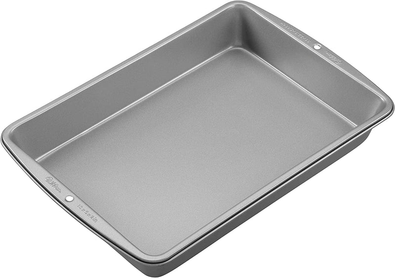Wilton Recipe Right Non-Stick 9 X 13-Inch Oblong Cake Pans, Set of 2, Steel Cake Pans Home & Garden > Kitchen & Dining > Cookware & Bakeware Wilton   