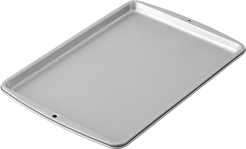 Wilton Recipe Right Small Non-Stick Baking Sheet, Cookie Sheet, 13.2 X 9.25-Inch, Steel
