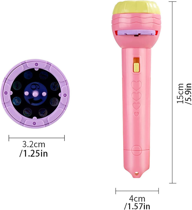 Windinner Fun Projection Flashlight for Kids Slide Flashlight Lamp Projection Bedtime Story Light Toy for Toddler Animal Torches Night Light for Boys and Girls Children Kids Hardware > Tools > Flashlights & Headlamps > Flashlights WinDinner   