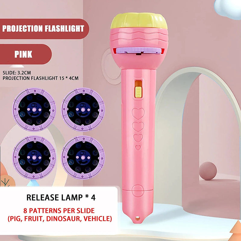 Windinner Projector Flashlight for Kids Slide Projector Flashlight Projection Light Toy Animal Torches Lamp Flashlight with 4 Image Reels Bedtime Story Toy Night Light for Boys and Girls Hardware > Tools > Flashlights & Headlamps > Flashlights WinDinner   