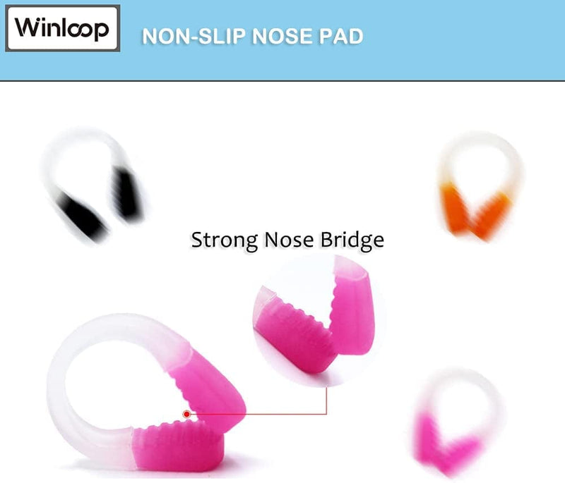 Winloop Swimming Ear Plugs and Nose Clip 3 Pairs Pack- Comfortable Ear & Nose Protector Swimming Sets Box Package for Adults (Adult) Sporting Goods > Outdoor Recreation > Boating & Water Sports > Swimming Winloop   