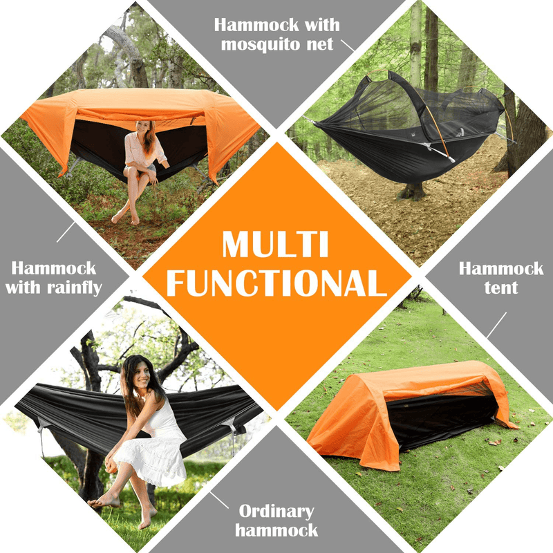 WintMing Camping Hammock with Mosquito Net and Rainfly Cover Home & Garden > Lawn & Garden > Outdoor Living > Hammocks W WINTMING   
