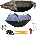 WintMing Camping Hammock with Mosquito Net and Rainfly Cover Home & Garden > Lawn & Garden > Outdoor Living > Hammocks W WINTMING Camouflage  