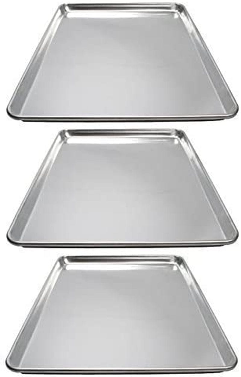 Winware ALXP-1318 Commercial Half-Size Sheet Pans, Set of 2 (13-Inch X 18-Inch, Aluminum) Home & Garden > Kitchen & Dining > Cookware & Bakeware Winco 3  