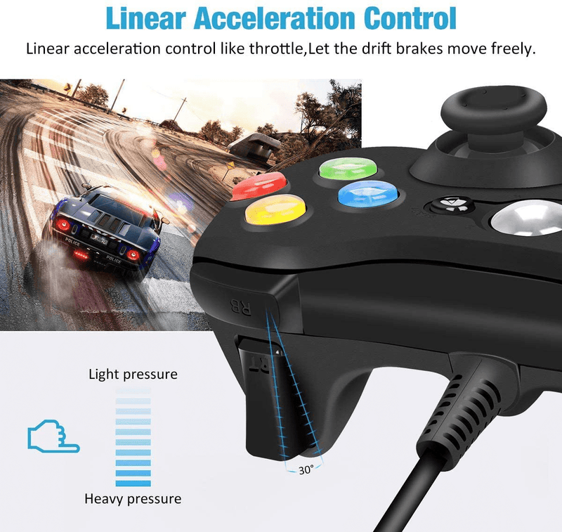 Wired Controller for Xbox 360, YAEYE Game Controller for Xbox 360 with Dual-Vibration Turbo for Microsoft Xbox 360/360 Slim and PC Windows 7,8,10 Electronics > Electronics Accessories > Computer Components > Input Devices > Game Controllers > Gaming Pads ‎YAEYE   
