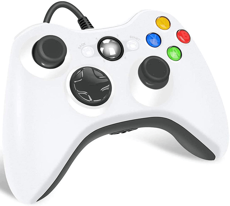 Wired Controller for Xbox 360, YAEYE Game Controller for Xbox 360 with Dual-Vibration Turbo for Microsoft Xbox 360/360 Slim and PC Windows 7,8,10 Electronics > Electronics Accessories > Computer Components > Input Devices > Game Controllers > Gaming Pads ‎YAEYE White  