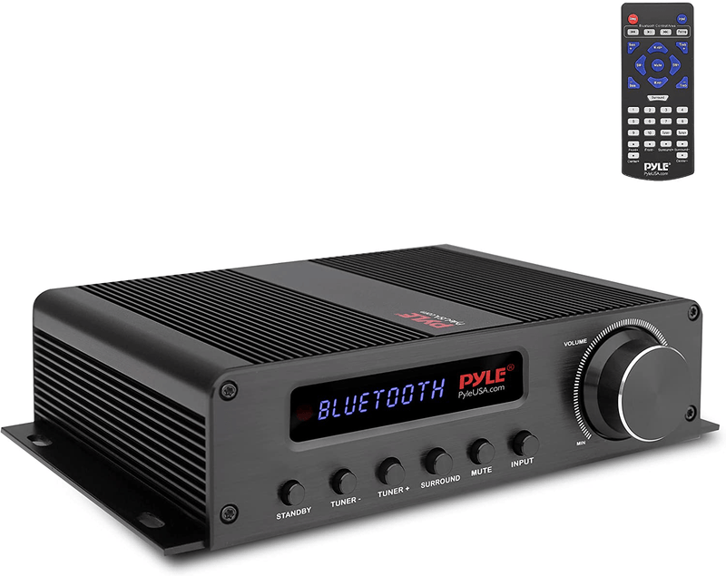 Wireless Bluetooth Home Audio Amplifier - 100W 5 Channel Home Theater Power Stereo Receiver, Surround Sound w/ HDMI, AUX, FM Antenna, Subwoofer Speaker Input, 12V Adapter - Pyle PFA540BT Electronics > Audio > Audio Components > Audio & Video Receivers Pyle   