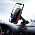 Wireless Car Charger,15W 2 in 1 Automatic Clamping Mount Dashboard Windshield Charging Bracket for iPhone 12/11/X/8,Touch Sensor Air Vent Cell Phone Car Holder for Samsung Galaxy S21/S20/S10/Note 20/9