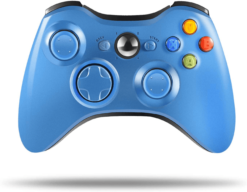 Wireless Controller Compatible with Xbox 360, Astarry 2.4GHZ Game Controller Gamepad Joystick Compatible with Xbox & Slim 360 PC Windows 7, 8, 10 (White) Electronics > Electronics Accessories > Computer Components > Input Devices > Game Controllers > Gaming Pads ASTARRY BLUE  