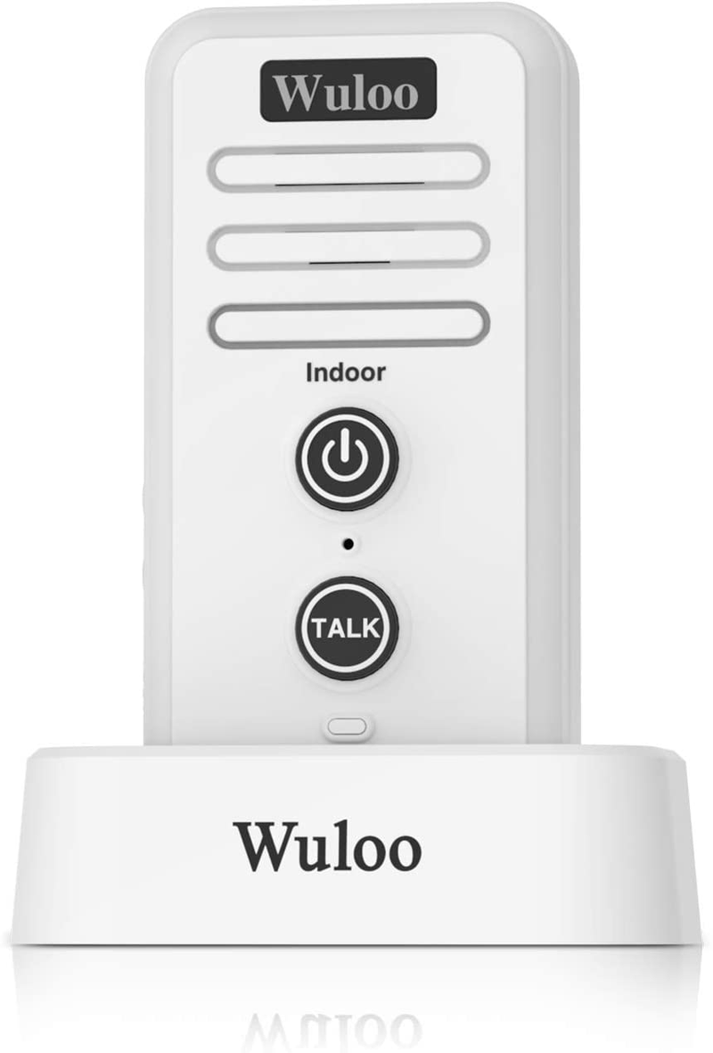 Wireless Intercom Doorbell Chime for Home Intercomunicador (1T1 White) … Electronics > Communications > Intercoms Wuloo Indoor Unit-W  