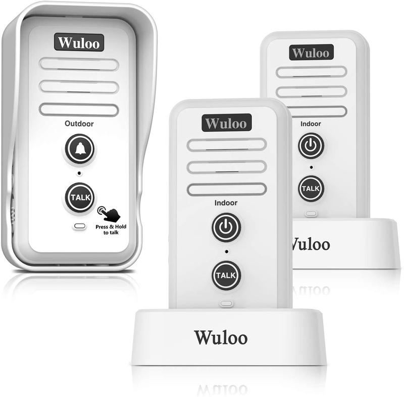 Wireless Intercom Doorbell Chime for Home Intercomunicador (1T2 White) … Electronics > Communications > Intercoms Wuloo 1T2-White  