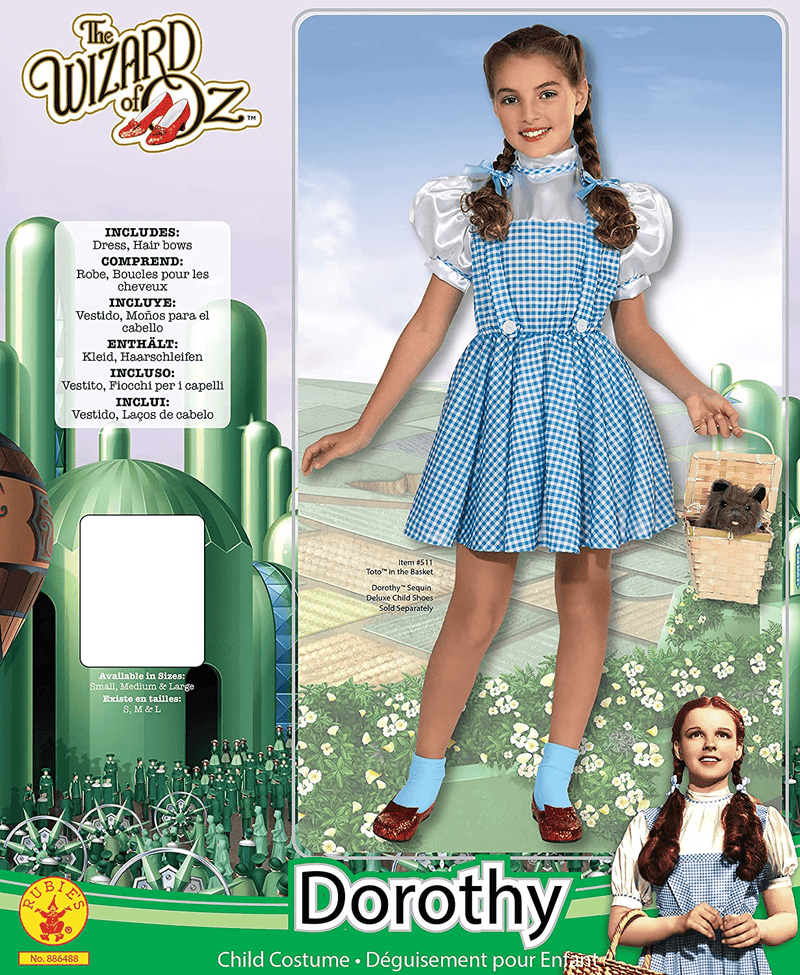 Wizard of Oz Child's Dorothy Costume Apparel & Accessories > Costumes & Accessories > Costumes Rubie's   