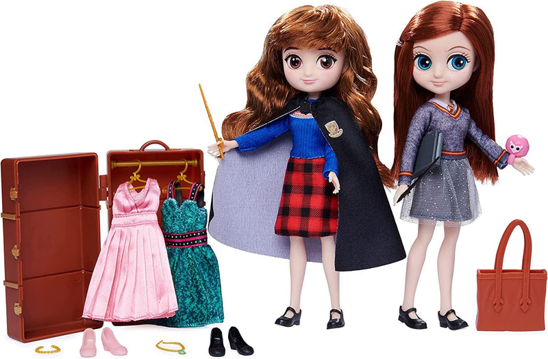 Wizarding World Harry Potter, 8-Inch Brilliant Hermione Granger Doll Gift Set with 5 Accessories and 2 Outfits, Kids Toys for Ages 5 and Up Sporting Goods > Outdoor Recreation > Winter Sports & Activities Spin Master (NEW) 2 Pack: Hermione & Ginny  